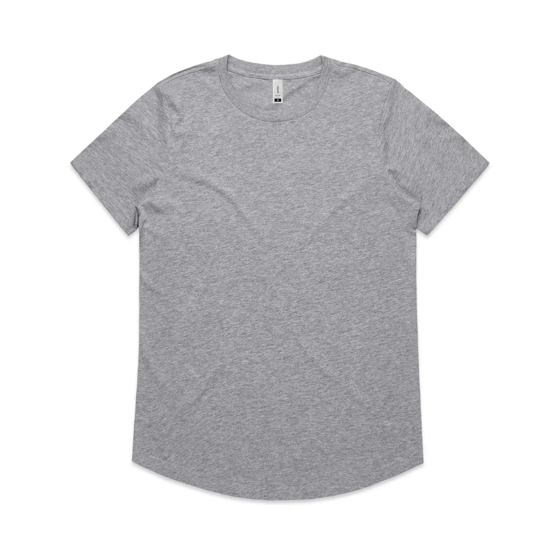 As Colour Women's drop tee 4052 Casual Wear As Colour GREY MARLE XSM